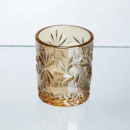 Набір чарок для віскі Yiwu Shot glass 6 штук по 75 мл коричневий склянки для міцних напоїв з товстими стінками HP-17-39 - мініатюра 3