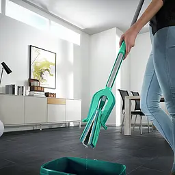 Швабра для підлоги з віджимом Leifheit Picobello M Micro Duo (56553) - мініатюра 4