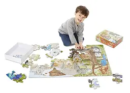 Мега-пазл Melissa&Doug Вимираючі види тварин, 48 елементів (MD4437) - мініатюра 3