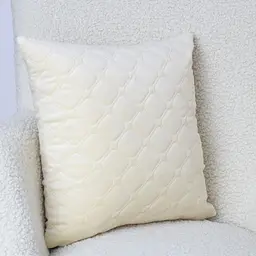 Наволочка декоративна ТЕП Velour Мозаїка 45х45 см молочний (2-05175_36295) - мініатюра 3