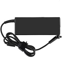 Блок живлення для ноутбука TOSHIBA 19V 3.95A 75W 5.5x2.5мм L-подібний роз'єм чорний (без кабелю!) - мініатюра 2
