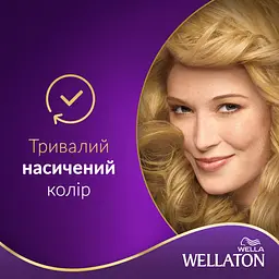 Стійка крем-фарба для волосся Wellaton відтінок 45360 золотий блондин 110 мл - мініатюра 3
