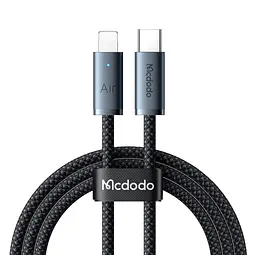 Кабель McDodo 36W USB-C to Lightning Cable 1.2m with Light (CA-7780) Чорний