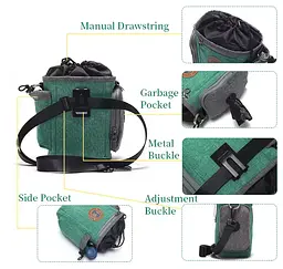 Сумка для ласощів собак Voyager Pet VXB2304 Green - мініатюра 6