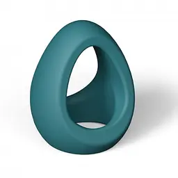 Подвійне ерекційне кільце Love To Love Flux Ring Black Teal Me, 3 см (бірюзове)