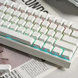 Ігрова дротова клавіатура Madlions MAD 60 HE RGB 60% Hall-Effect, Білий - мініатюра 2