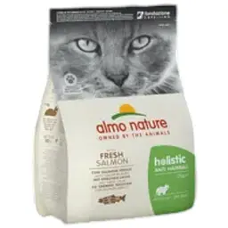Сухий корм для виведення вовни у котів Almo Nature Holistic Hairball лосось 2 кг