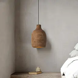 Підвісний світильник із плафоном в кольорі Coffee | Арт. MJ 187/1 CF | Line F - мініатюра 7