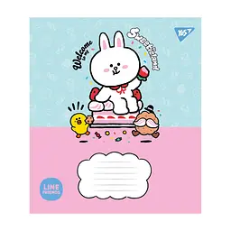 Зошит Yes Line Friends. Sweetieland 12 аркушів лінія (766949), в асортименті - мініатюра 3