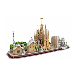 Пазл Cubic Fun Тривимірна головоломка-конструктор City Line Barcelona (MC256h) - мініатюра 4