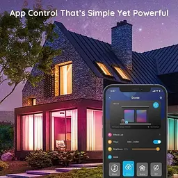 Розумна світлодіодна стрічка Govee H615A RGB Smart Wi-Fi + Bluetooth LED Strip Lights з мікрофоном 5 м - мініатюра 3