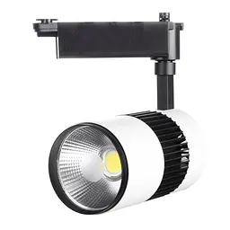 Світильник трековий поворотний LED 404/20W CW COB WH/BK Brille 32-038