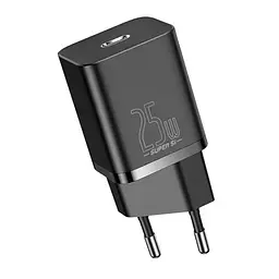 Набір зарядний і кабель Baseus 25W Type-C Super Si Quick Charger Set (TZCCSUP-L01) чорний - мініатюра 3