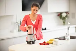 Блендер стаціонарний Nutri Boost 700Вт, чаша-700мл, чопер 300мл, чорно-сріблястий Russell Hobbs kuh0015526 - мініатюра 5