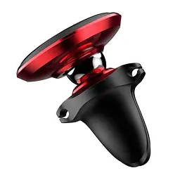 Автомобільний утримувач холдер Baseus Magnetic Air Vent SUGX-A09 Red - мініатюра 4