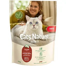 Сухий корм Mera Cats Nature Adult Insekt (Insekt) з комахами для дорослих котів всіх порід 2 кг 