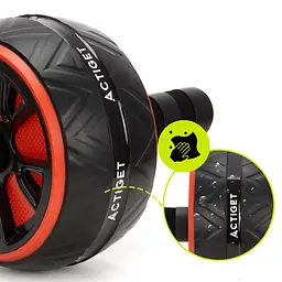 Ролик (гімнастичне колесо) для преса Actiget Ab Wheel ACT0111 Black/Red - мініатюра 6