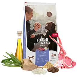 Сухий корм Mera Pure Sensitive Lamm&Reis для собак з ягням та рисом 12.5 кг