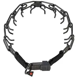 Суворий нашийник Sprenger Ultra-Plus ClicLock вороняна сталь 3,2 мм, 52 см