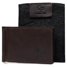 Чоловічий шкіряний зажим для грошей GRANDE PELLE 12х8х0,7 см acs0018648 - мініатюра 6