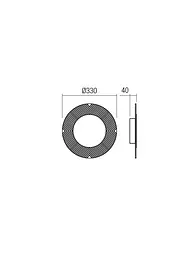 Бра Redo TATOO PL LED 7W 3000K BK (5.1.2) 01-2687 - мініатюра 2