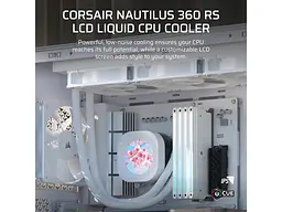 Водяне охолодження Corsair Nautilus 360 RS LCD White (CW-9061034-WW) - мініатюра 3