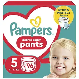Підгузки Pampers трусики Pants Junior Розмір 5 (12-17 кг) 96 шт (8006540069509)