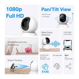 IP-камера для відеоспостереження TP-Link Tapo C200C [177091] - мініатюра 2