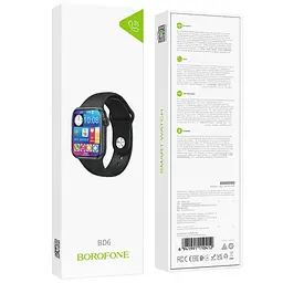 Смарт-годинник Borofone BD6 Smart sports watch(call version) чорний - мініатюра 3