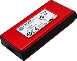 Накопичувач зовнішній SSD portable Kingston RED 1Tb usb 3.2 SXS1000R/1000G - мініатюра 3
