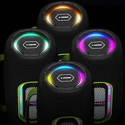 Bluetooth Колонка WIWU H7 Thunder Wireless Portable Speaker Black - мініатюра 7