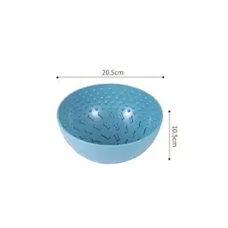 Посуд для собак WahoPet Миска для повільного годування 200 мл блакитна (2700000023679) - мініатюра 2