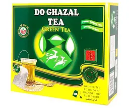 Чай зелений Akbar Do Ghazal tea в пакетиках 100 шт - мініатюра 2