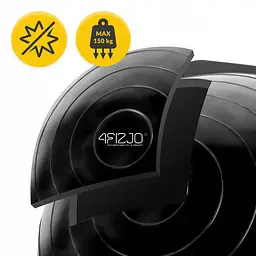 Балансувальна платформа 4FIZJO Bosu Ball 60 см Black (P-5905973402446) - мініатюра 7