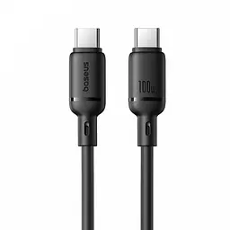 Кабель Baseus Silky Series Fast Charging Cable Type-C to Type-C 100W 1m Black