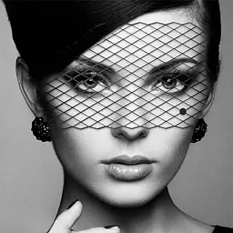 Маска на обличчя Bijoux Indiscrets Louise Mask вінілова з клейовим кріпленням