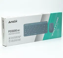 Комплект (Клавіатура та Миша) A4Tech FG3200 Air Wireless Blue - мініатюра 5