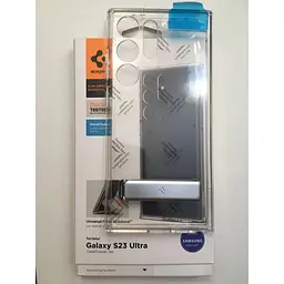 Чохол із підставкою Spigen Slim Armor Essential S для Samsung Galaxy S23 Ultra Clear ACS05642 - мініатюра 2