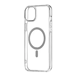 Чохол Silicone Clear Case with MagSafe iPhone 15 Plus Transparent