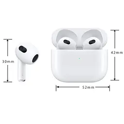 Бездротові навушники WUW-R184, BT5.0, TWS, 25mAh, 200mAh, 4h, white - мініатюра 2
