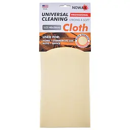 Ганчірка Nowax для авто 40*30см жовта(NX63432)