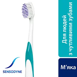 Зубна щітка Sensodyne Глибоке Очищення м'яка блакитна - мініатюра 3