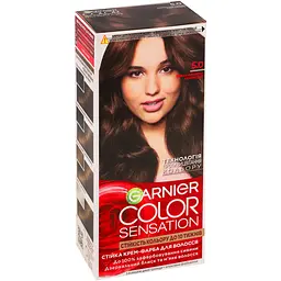 Фарба для волосся Garnier Color Sensation відтінок 5.0 сяючий світло-каштановий 110 мл (C5651978) - мініатюра 5