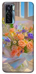 Чохол Demsky Яскравий букет для Tecno Camon 17 Pro