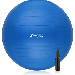 Фітбол Gymtek 65см синій + насос - мініатюра 3