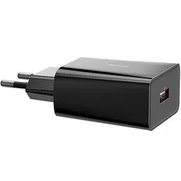 Мережевий зарядний пристрій Baseus Speed ​​Xiaomini 1USB QC 18W CCFS-W01 Black - мініатюра 5
