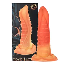 Фалоімітатор Toyz4lovers Frollo Monster 23 см (помаранчевий) - мініатюра 15