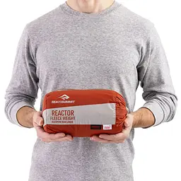 Вкладиш в спальник Sea To Summit Reactor Fleeceweight Liner, Regular 185 Помаранчевий - мініатюра 5