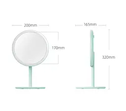 Дзеркало для макіяжу з LED підсвічуванням Xiaomi DOCO Pro 6.7" (M002) Pink - мініатюра 3