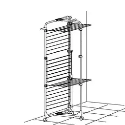 Сушарка для білизни підлогова Gimi Modular 3 Lux (154894) - мініатюра 5